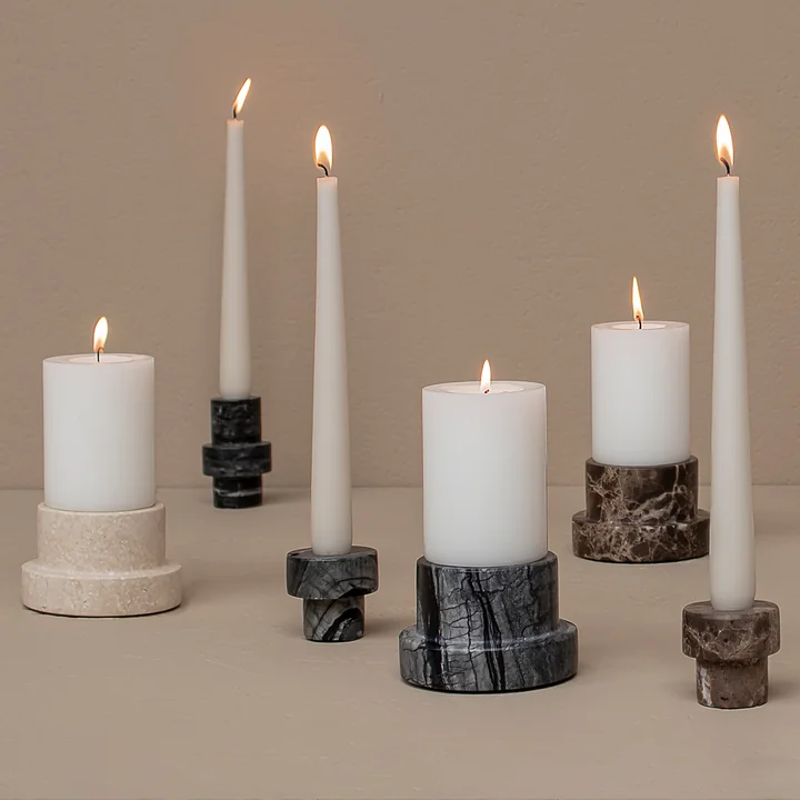 Marble Candlestick from Mette Ditmer