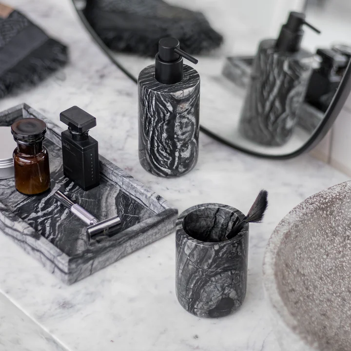 Marble soap dispenser from Mette Ditmer
