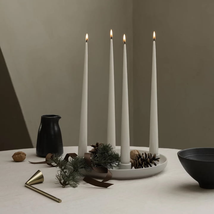 Advent candlestick from Blomus in the design moonbeam