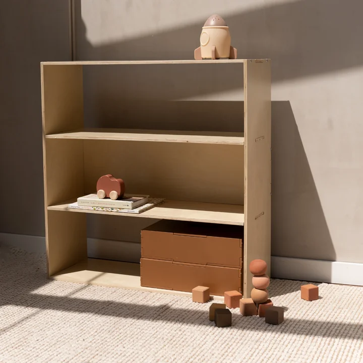 Nofred - Storage box with lid, 33.5 x 9 x 24 cm, brown