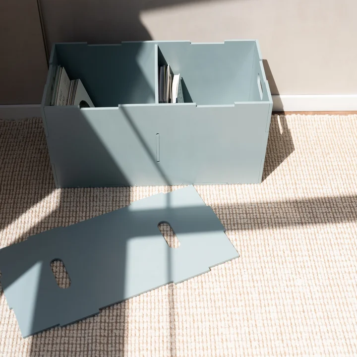 Nofred - Cube Storage box, long, olive green