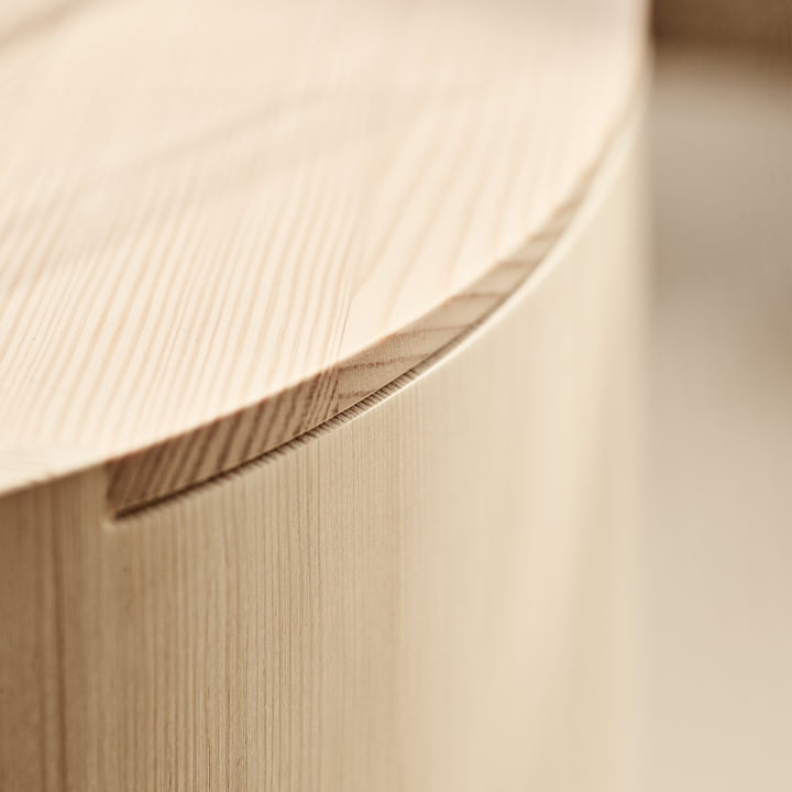 Taburet Stool from Fritz Hansen in the finish pine oiled