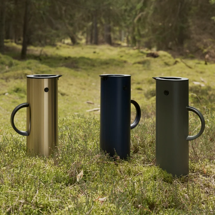 Stelton - Vacuum jug EM 77, 1 l soft deep ocean, soft dark forest