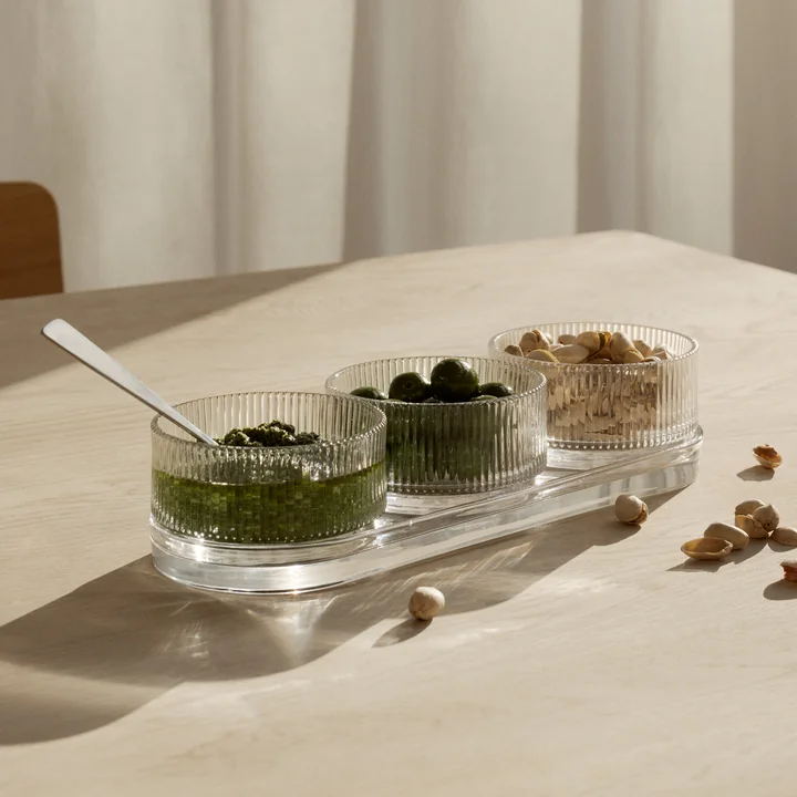 Stelton - Pilastro Tapas set, clear