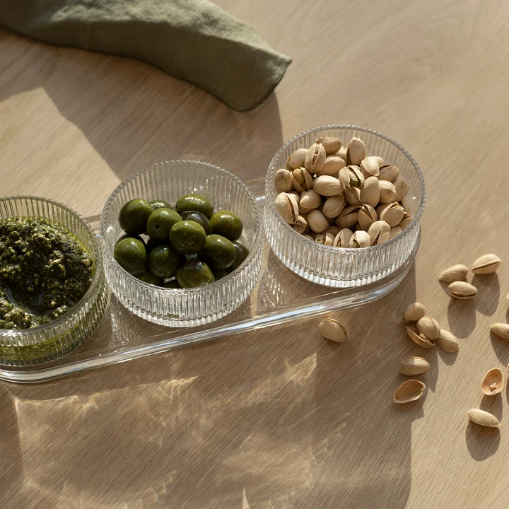 Stelton - Pilastro Tapas set, clear