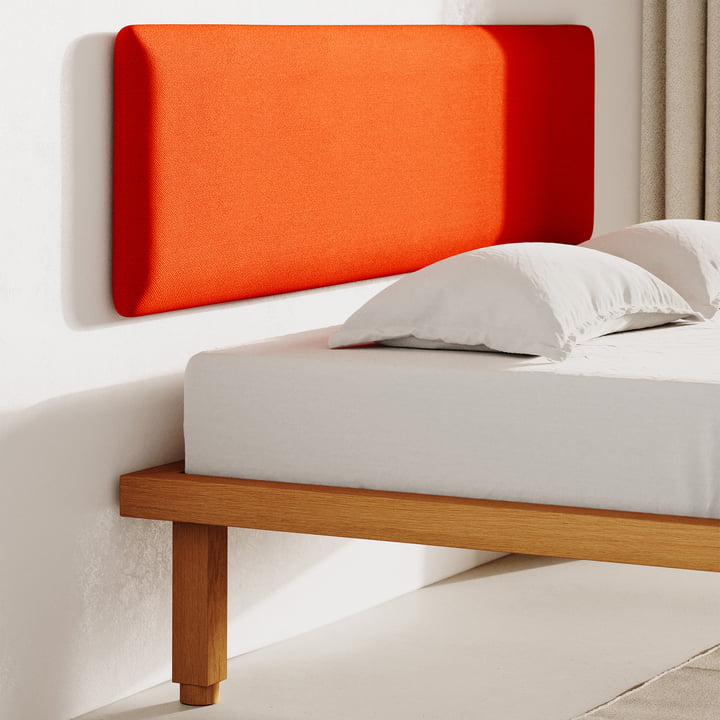 OUT Objekte unserer Tage - Frey Headboard, pure orange (Vidar 4 0542 by Kvadrat)