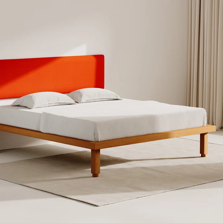 OUT Objekte unserer Tage - Frey Headboard, pure orange (Vidar 4 0542 by Kvadrat)
