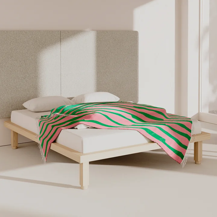 OUT Objekte unserer Tage - Kaya bed, ash waxed with white pigment