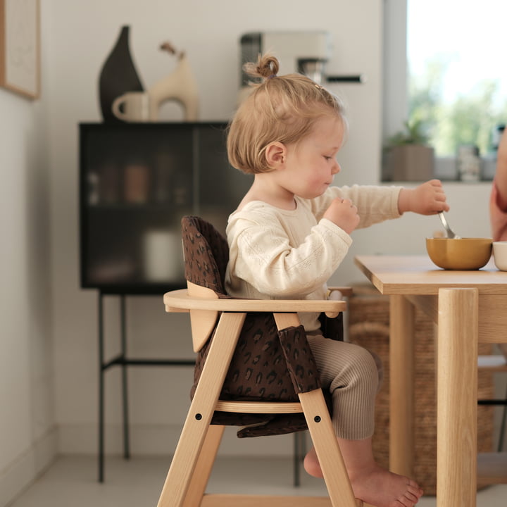 Nobodinoz - Cushion for Growing Green high chair