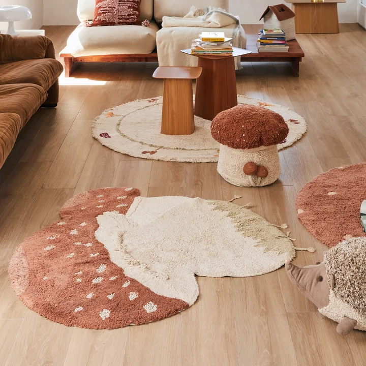 Toadstool carpet from Lorena Canals