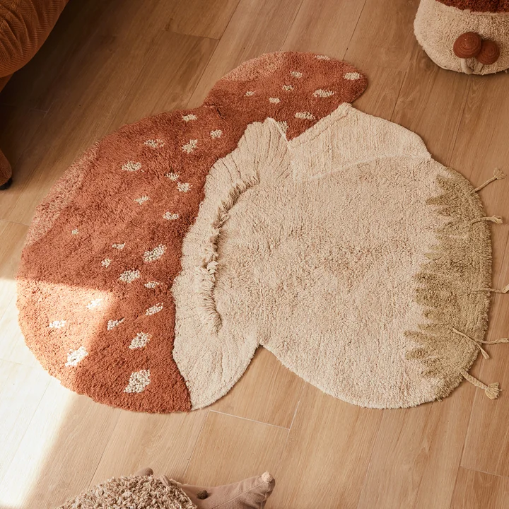 Toadstool carpet from Lorena Canals