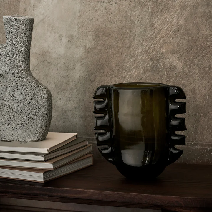 Alas Vase, moss green from Ferm Living