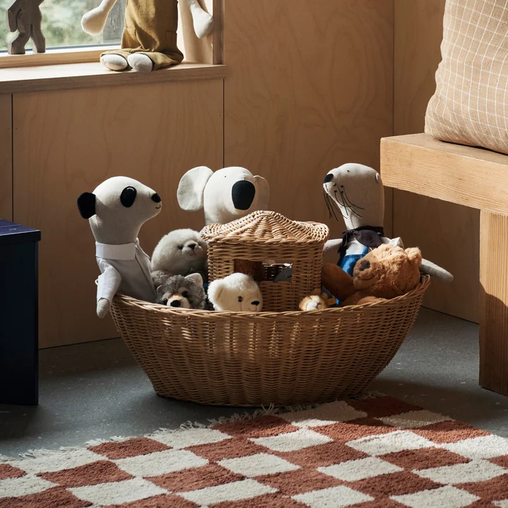 Ark toy, nature woven by Ferm Living