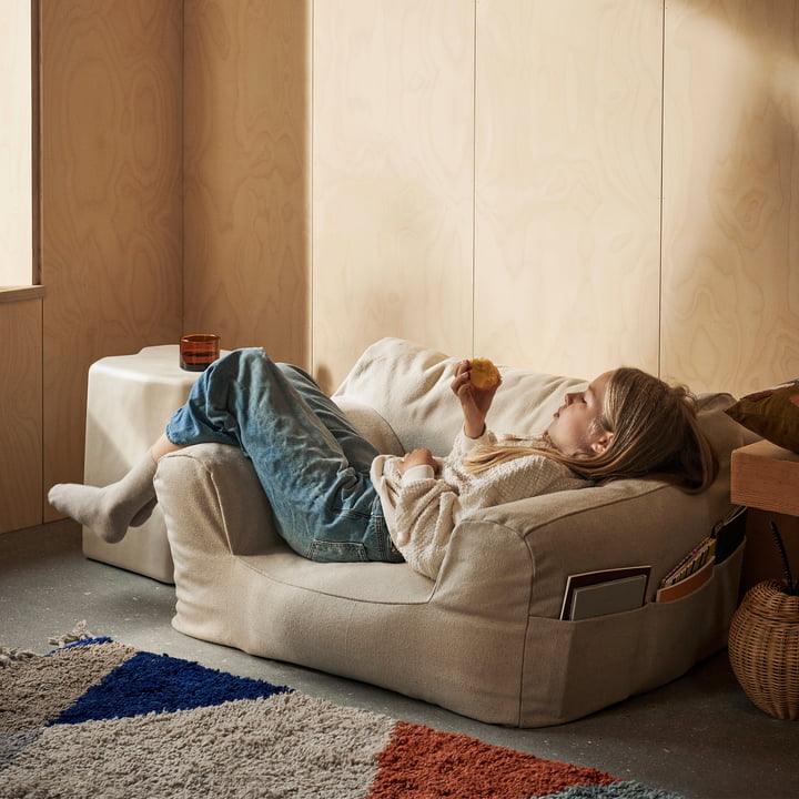 Billow Beanbag, off-white from ferm Living