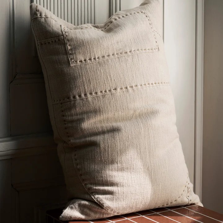 Ferm Living - Darn Cushion, 40 x 60 cm, Nature