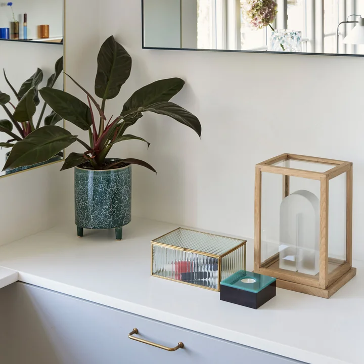 Hübsch Interior - Ripple Glass boxes