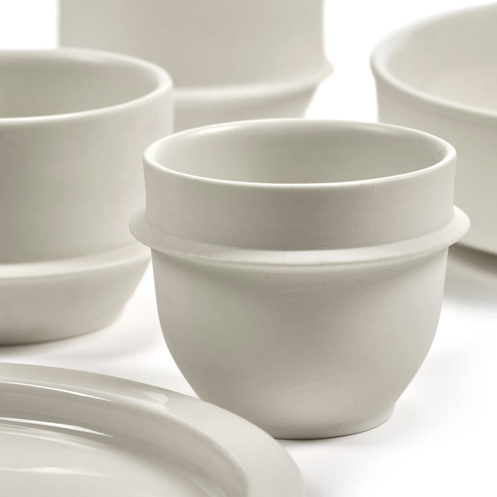 Dune Espresso cup by Kelly Wearstler, alabaster / white by Serax