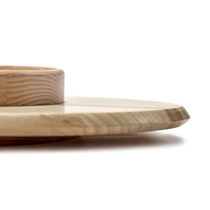 Dune Wooden board with bowl by Kelly Wearstler, 02, ash natural by Serax