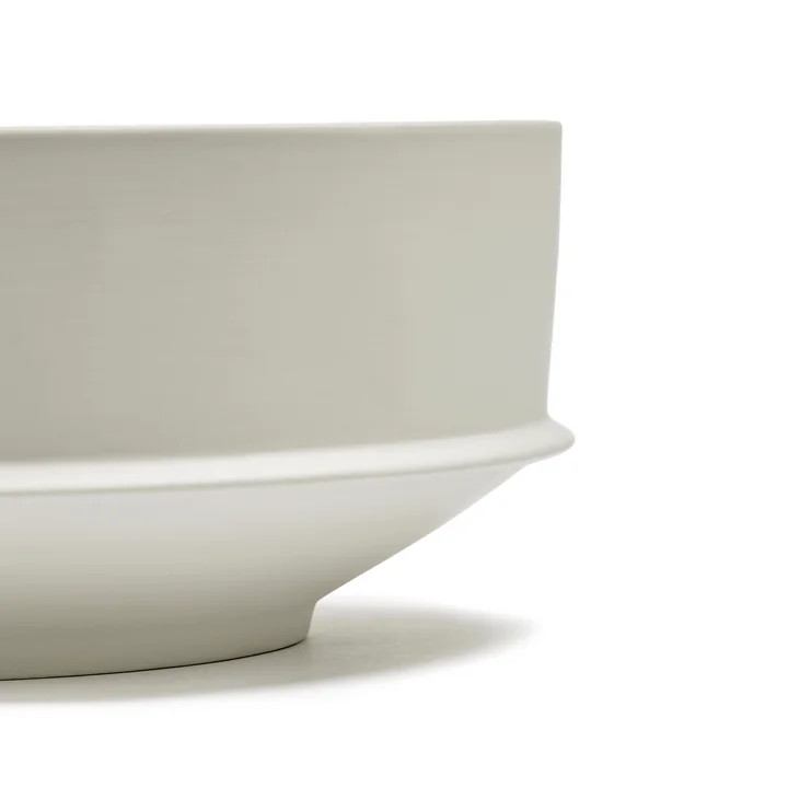 Dune Bowl by Kelly Wearstler, alabaster white by Serax