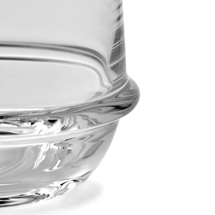 Dune Drinking glass by Kelly Wearstler, clear by Serax