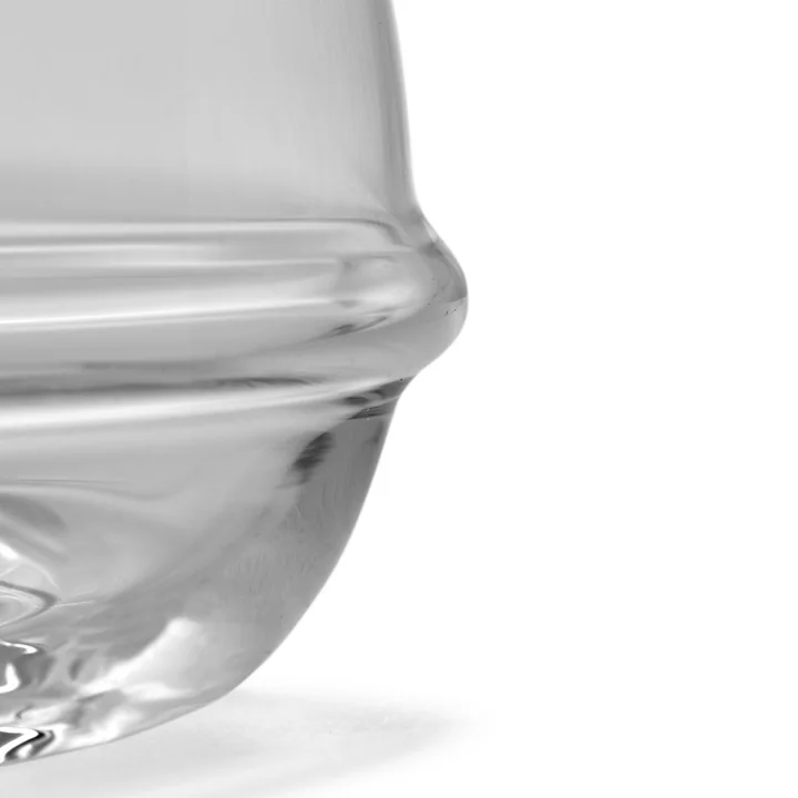 Dune Whisky glass by Kelly Wearstler, clear by Serax