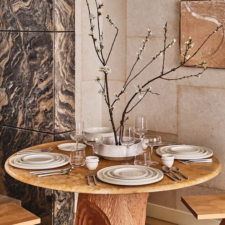 Dune Collection by Kelly Wearstler, alabaster white by Serax