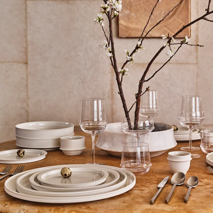 Dune Collection by Kelly Wearstler, alabaster white by Serax