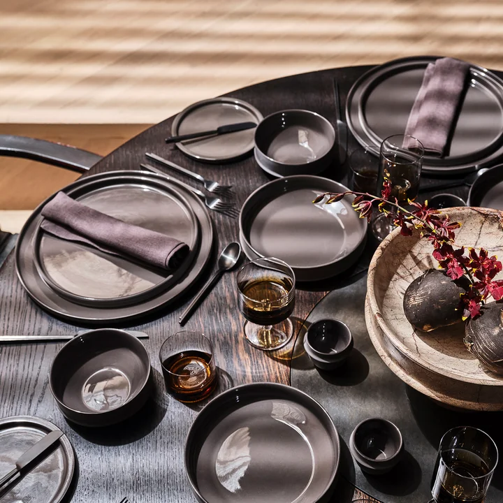 Dune Collection by Kelly Wearstler, Slate brown by Serax