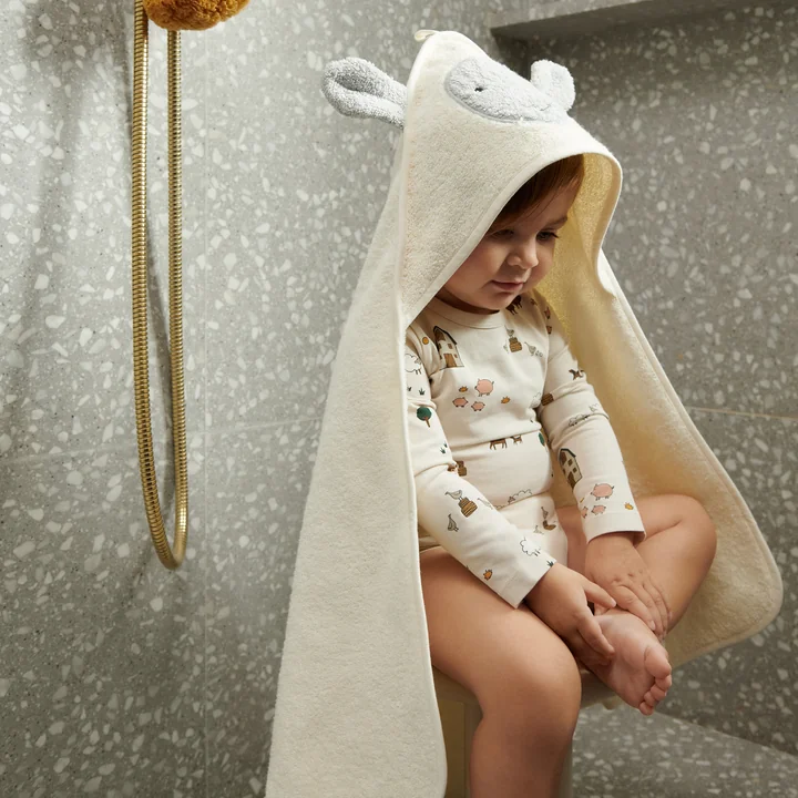 Albert Baby towel with hood from LIEWOOD