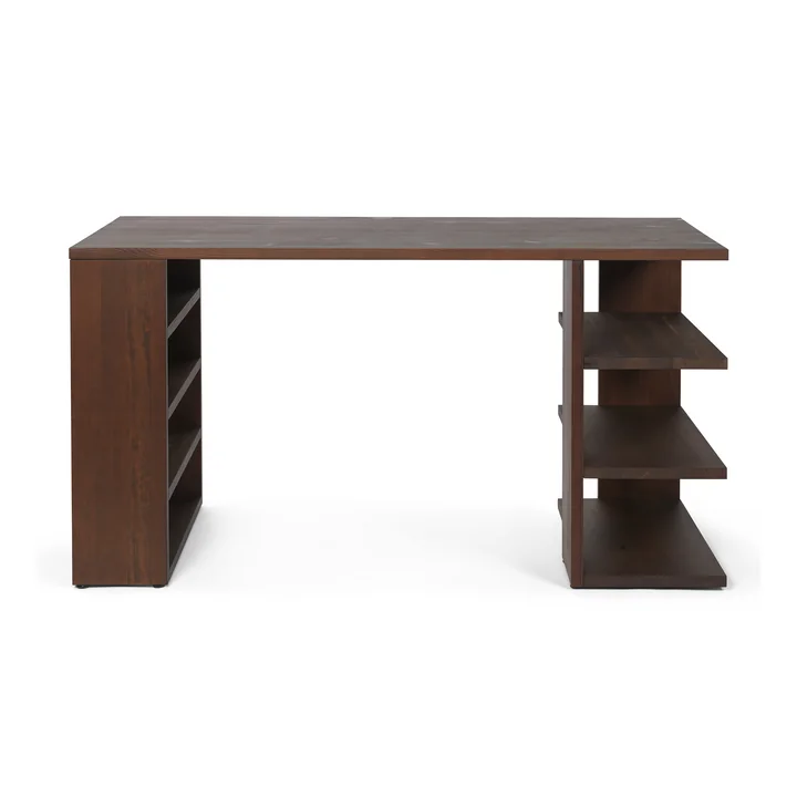 Edre Desk from Ferm Living in dark stained pine finish