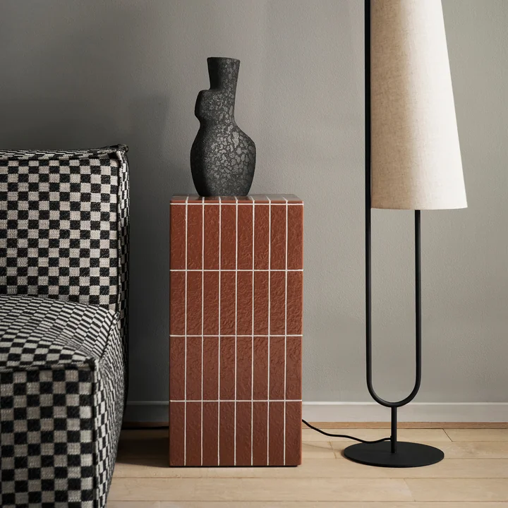 Pillar Base from Ferm Living in the color brown