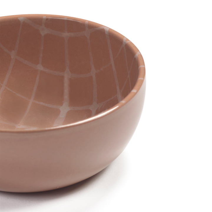 Zuma Bowl by Kelly Wearstler, Ø 12.5 cm, Sienna / cream orange by Serax