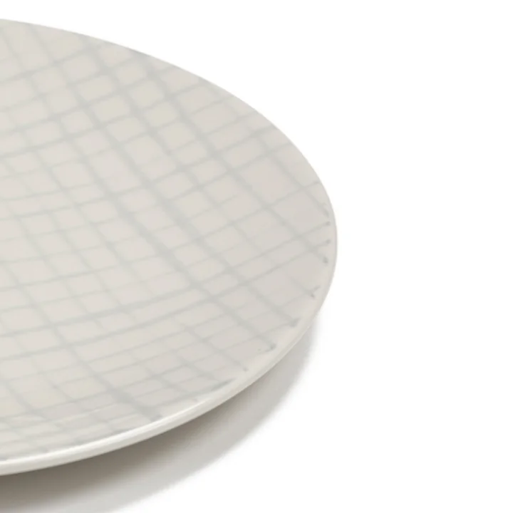 Zuma Plate by Kelly Wearstler, Ø 18 cm, Salt / white by Serax