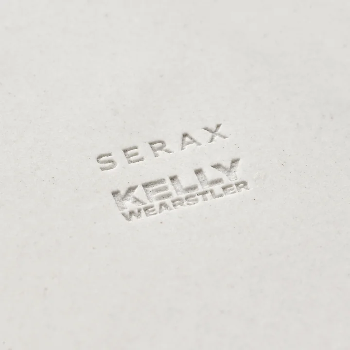 Zuma deep plate by Kelly Wearstler, Salt / white by Serax