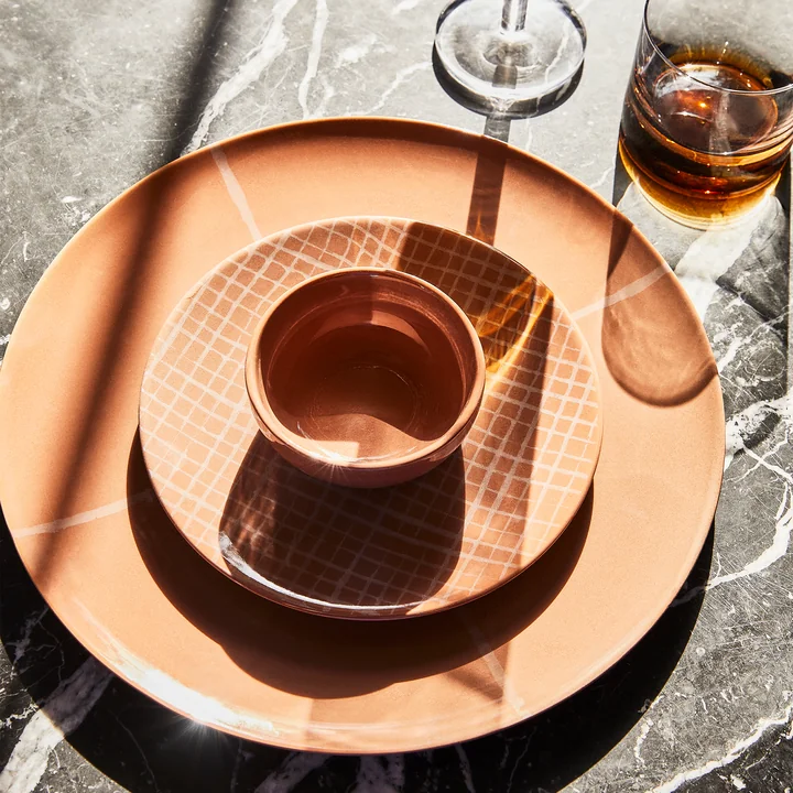 Zuma Collection by Kelly Wearstler, Sienna / cream orange by Serax