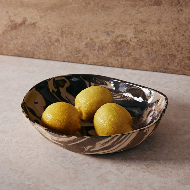 Ryu Plate and bowl from Ferm Living