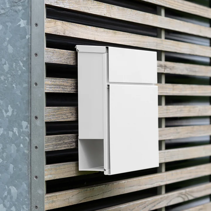 Mailbox Letterman VI with newspaper roll from Radius Design