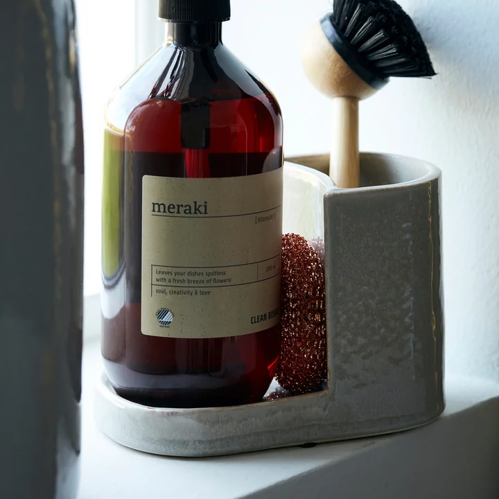 Meraki - Organizer system for detergent and dishwashing brush Datura