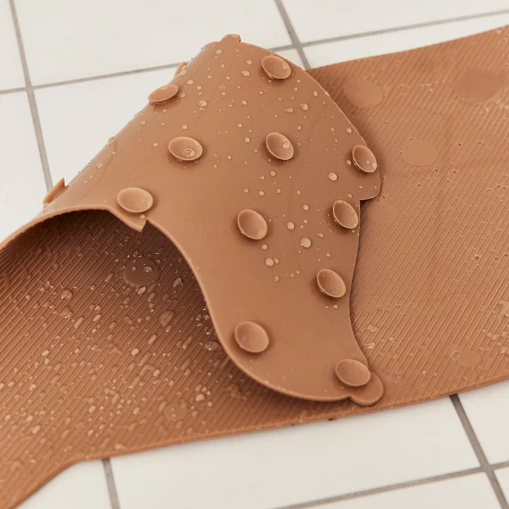 OYOY - Anti-slip bath mat, Hunsi dog, camel