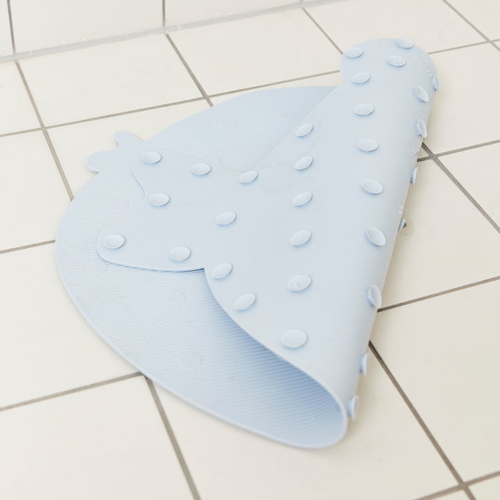 OYOY - Anti-slip bath mat, Little Finn, ice blue