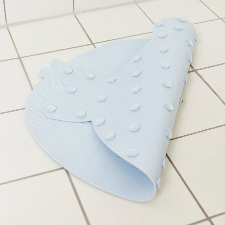 OYOY - Anti-slip bath mat, Little Finn, ice blue