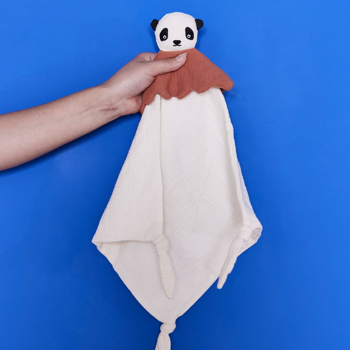 OYOY - Cuddle cloth, Lun Lun Panda, offwhite