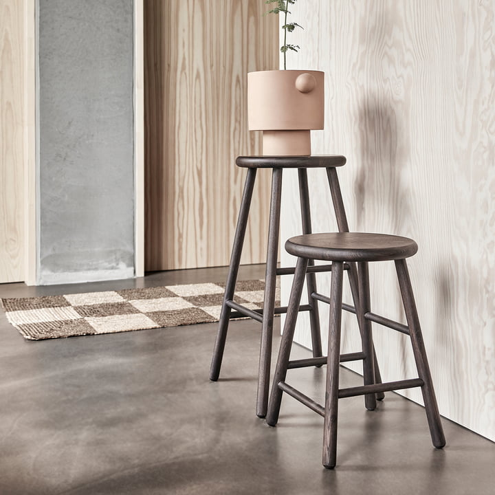 OYOY - Moto Stool, ash brown