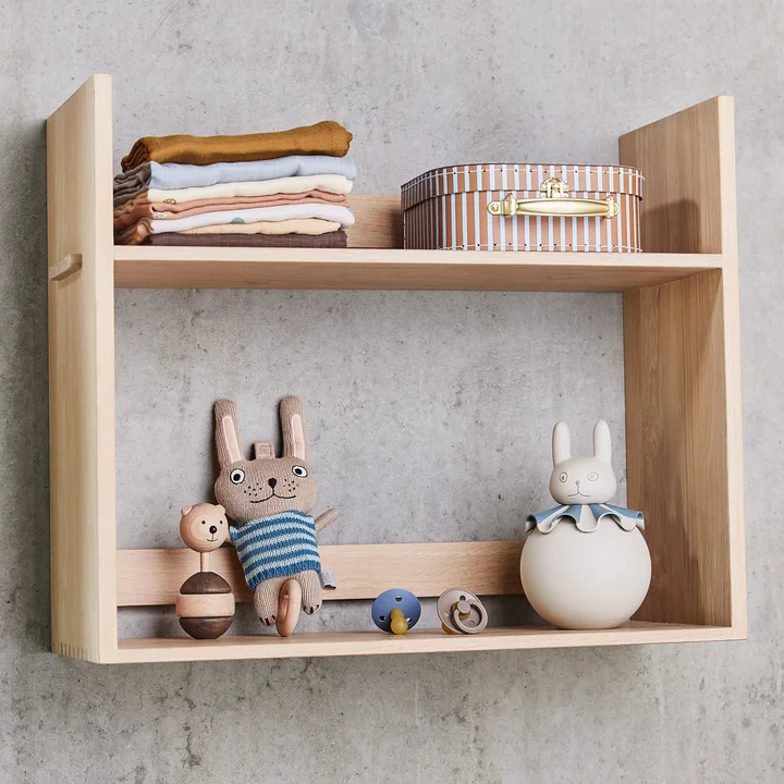 OYOY - Rabbit night light, offwhite / blue