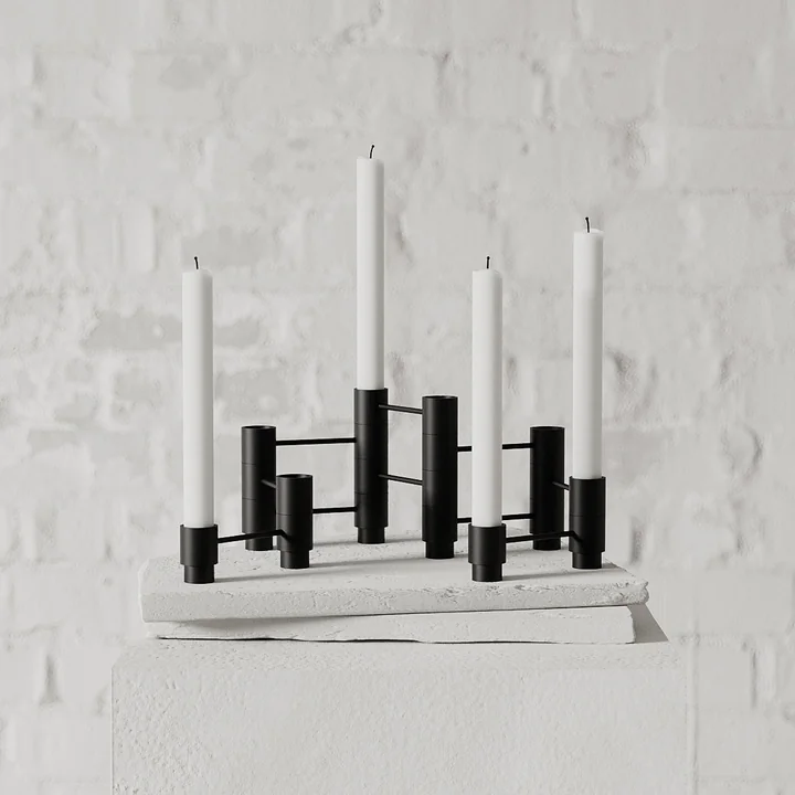 Candlestick Structure, black from Nichba Design
