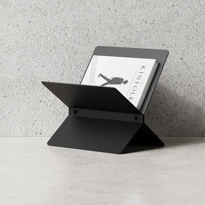 Magazine rack, black from Nichba Design