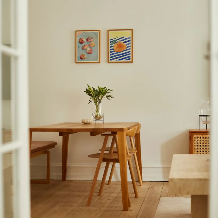 Orange poster from Paper Collective