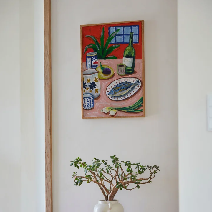 Composition with Fish Poster from Paper Collective