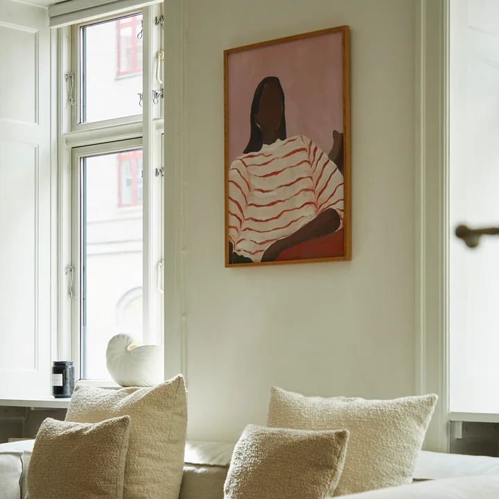 Red Stripes Poster from Paper Collective