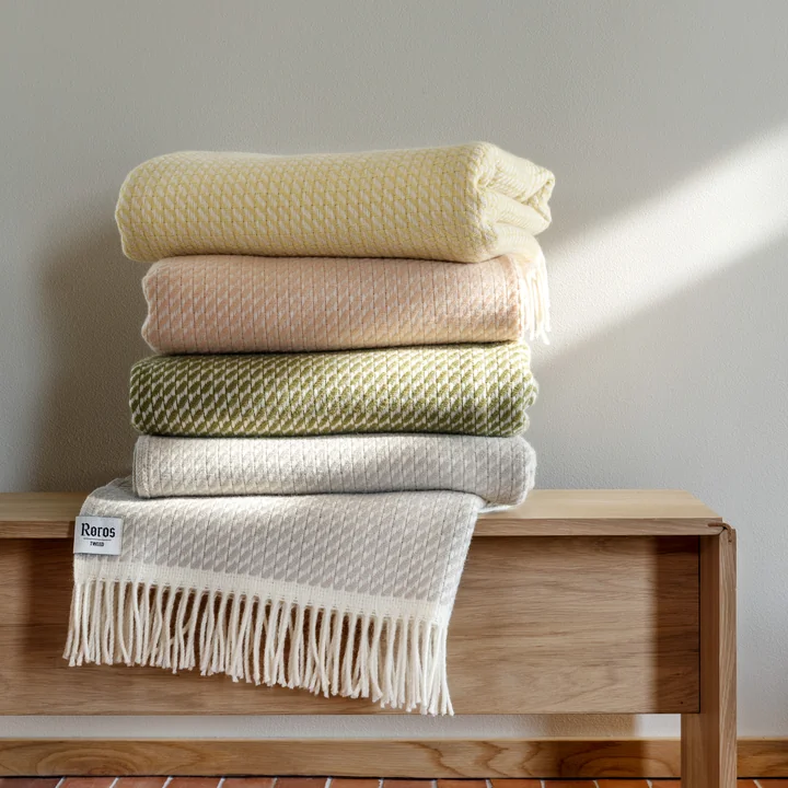 Mello Røros Tweed wool blanket